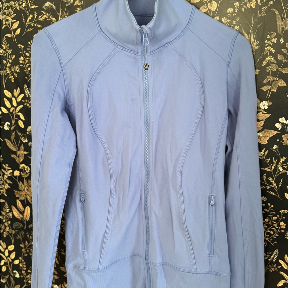 lululemon athletica Women's Soft Blue Bomber Jacket